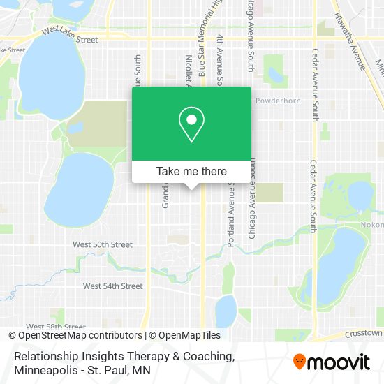 Mapa de Relationship Insights Therapy & Coaching
