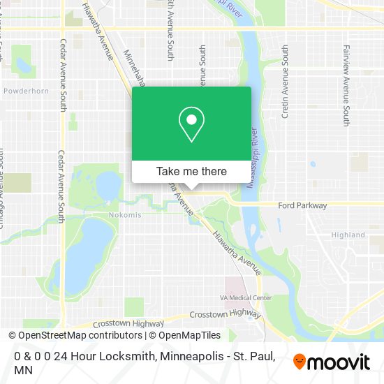 Mapa de 0 & 0 0 24 Hour Locksmith
