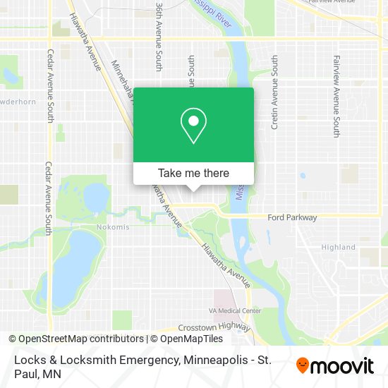 Locks & Locksmith Emergency map