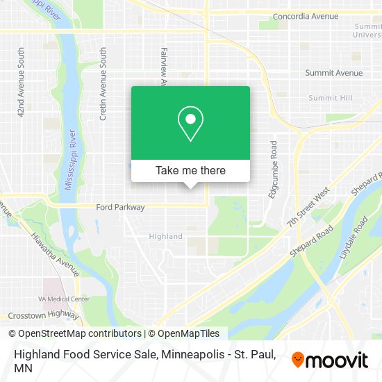 Mapa de Highland Food Service Sale