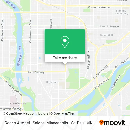 Rocco Altobelli Salons map