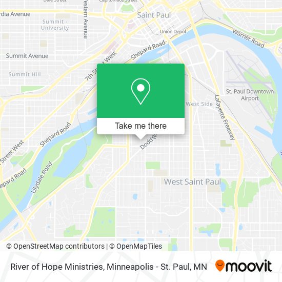 Mapa de River of Hope Ministries