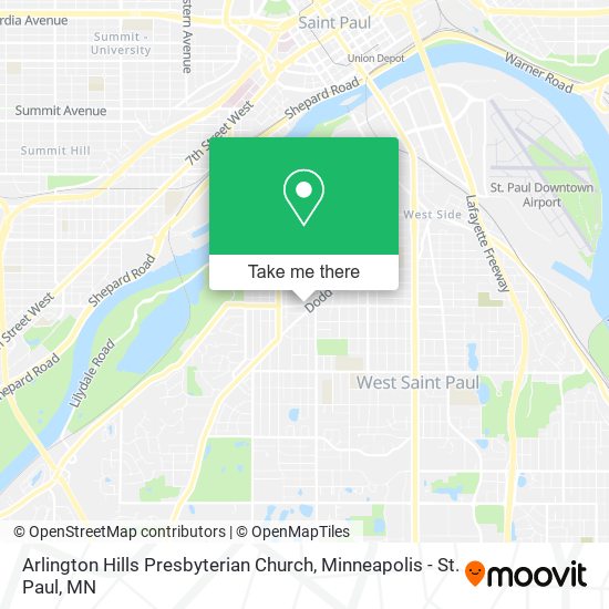 Arlington Hills Presbyterian Church map