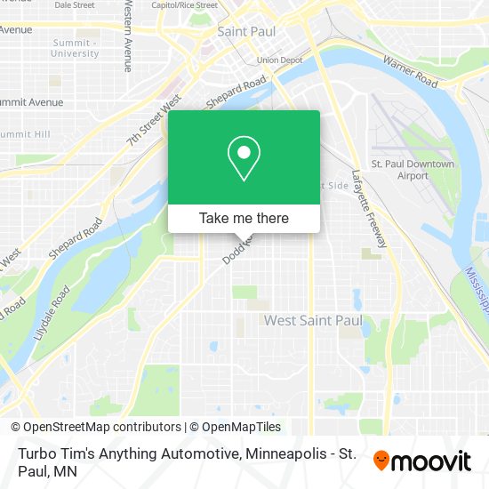 Mapa de Turbo Tim's Anything Automotive