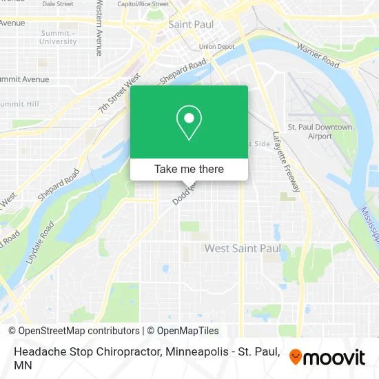 Headache Stop Chiropractor map