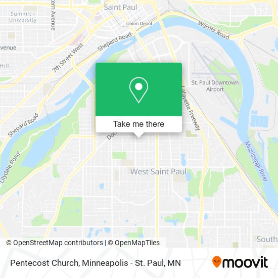 Mapa de Pentecost Church