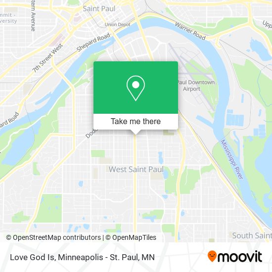 Love God Is map