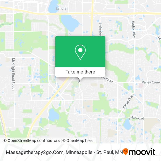 Mapa de Massagetherapy2go.Com