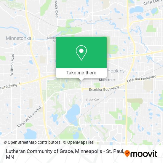 Lutheran Community of Grace map