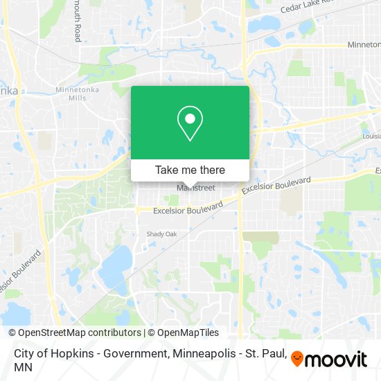 City of Hopkins - Government map