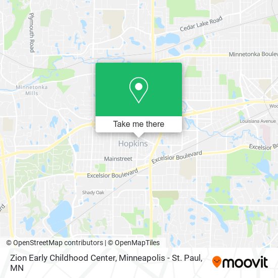 Zion Early Childhood Center map