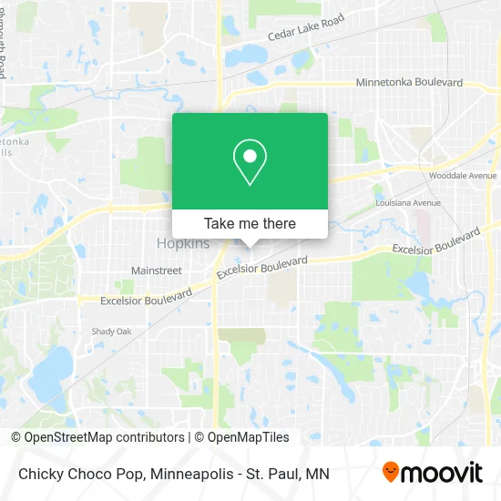 Mapa de Chicky Choco Pop