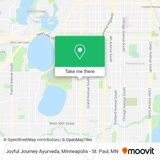 Mapa de Joyful Journey Ayurveda