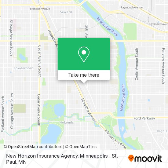 New Horizon Insurance Agency map