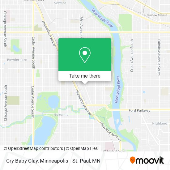 Cry Baby Clay map