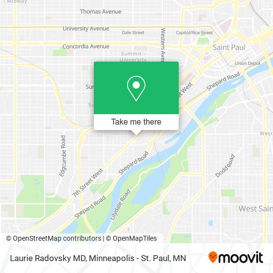 Mapa de Laurie Radovsky MD