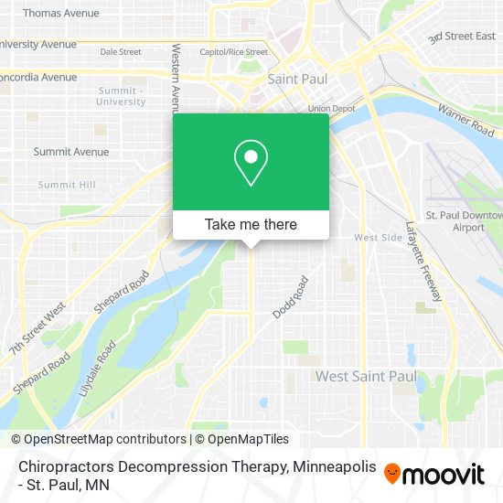 Mapa de Chiropractors Decompression Therapy