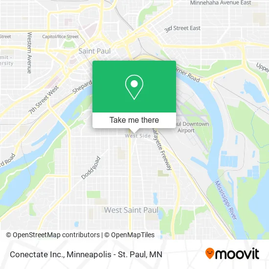 Mapa de Conectate Inc.