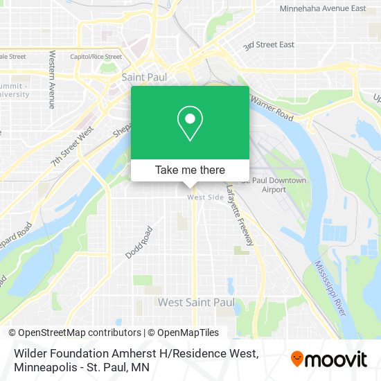 Wilder Foundation Amherst H / Residence West map