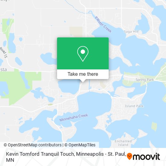 Kevin Tomford Tranquil Touch map