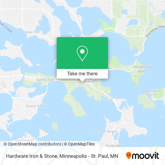 Mapa de Hardware Iron & Stone