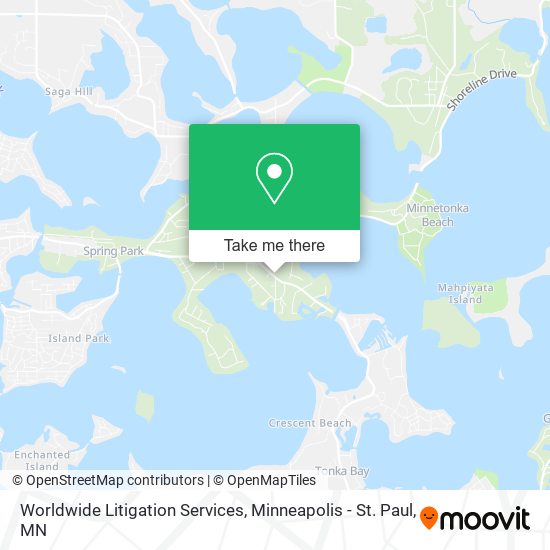 Worldwide Litigation Services map