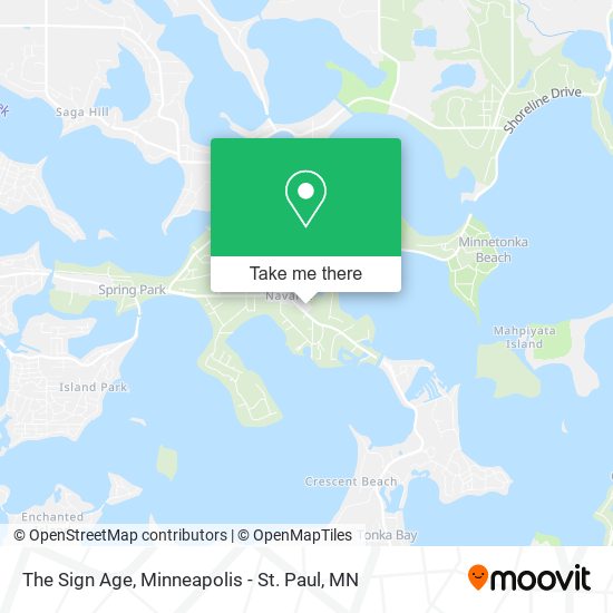 The Sign Age map