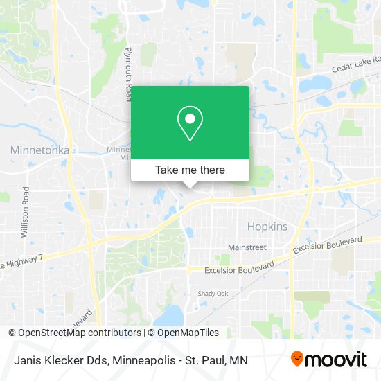 Janis Klecker Dds map