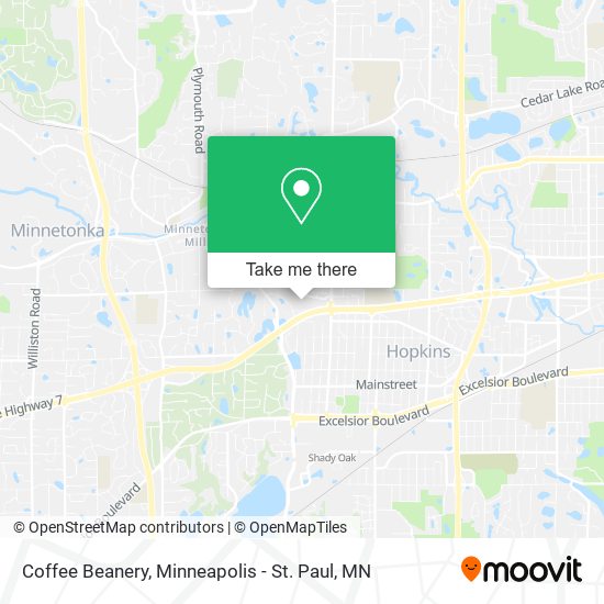 Coffee Beanery map