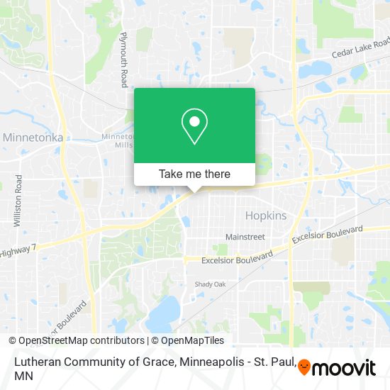 Lutheran Community of Grace map