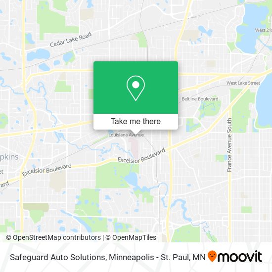 Safeguard Auto Solutions map