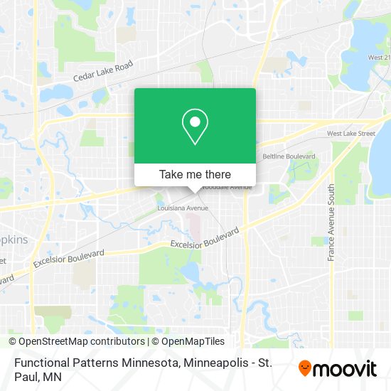 Mapa de Functional Patterns Minnesota