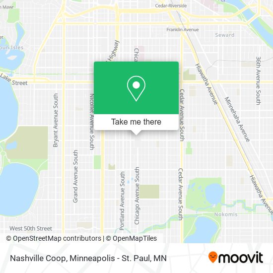 Nashville Coop map