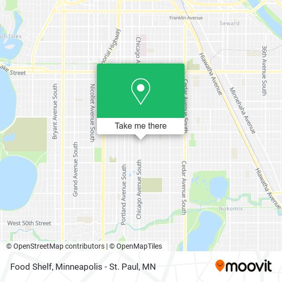 Mapa de Food Shelf