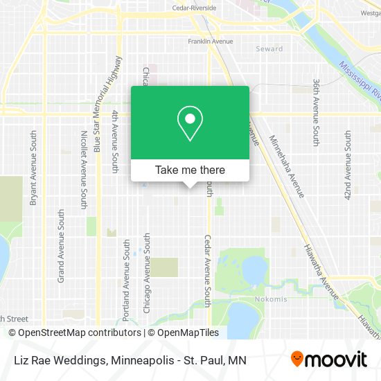 Mapa de Liz Rae Weddings