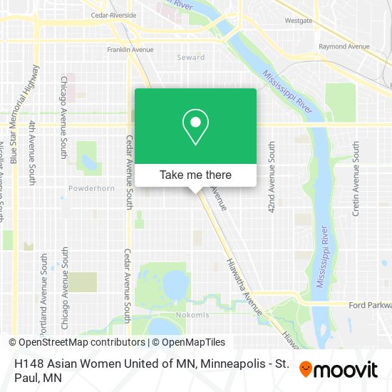 H148 Asian Women United of MN map