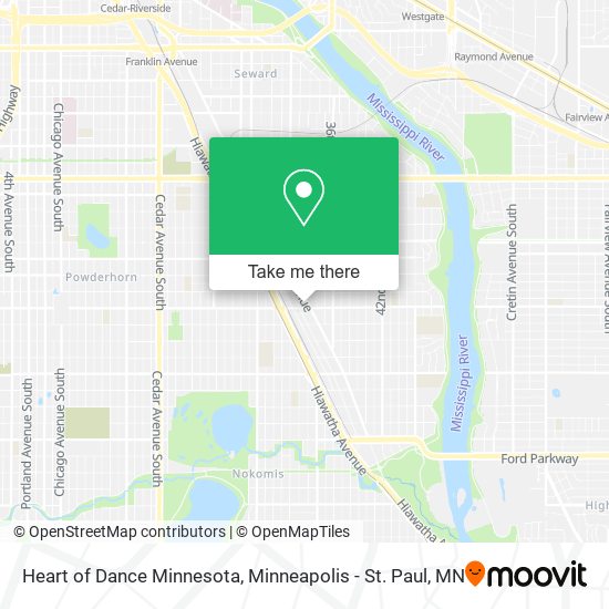 Mapa de Heart of Dance Minnesota