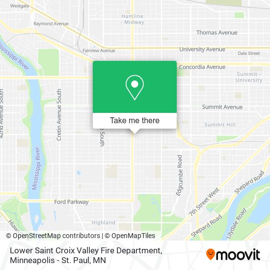 Lower Saint Croix Valley Fire Department map
