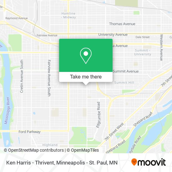 Ken Harris - Thrivent map