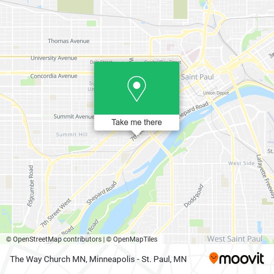 Mapa de The Way Church MN