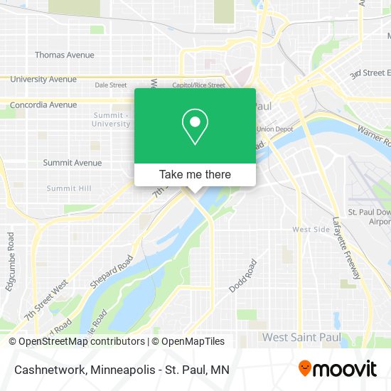 Mapa de Cashnetwork
