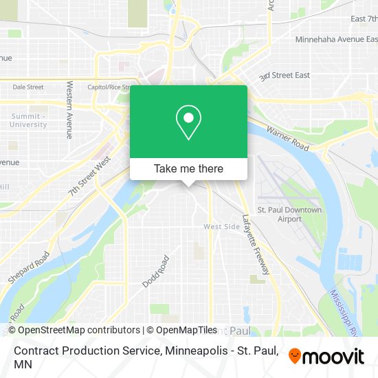 Contract Production Service map
