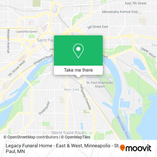 Mapa de Legacy Funeral Home - East & West