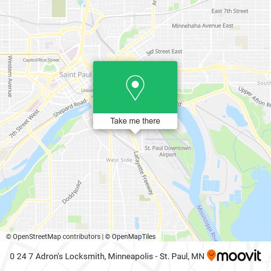0 24 7 Adron's Locksmith map