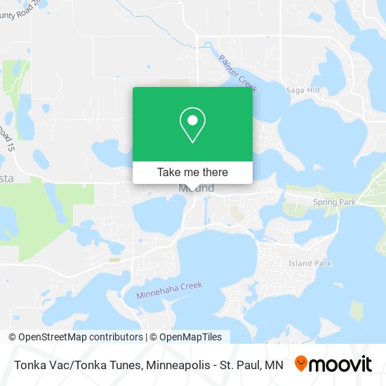 Tonka Vac/Tonka Tunes map