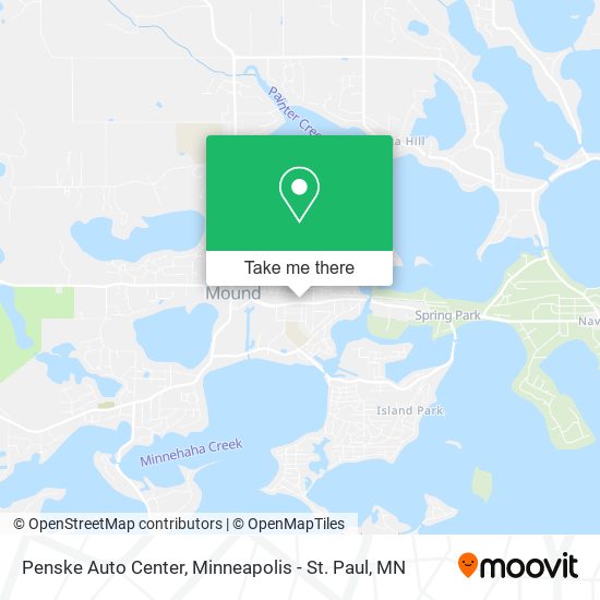Penske Auto Center map