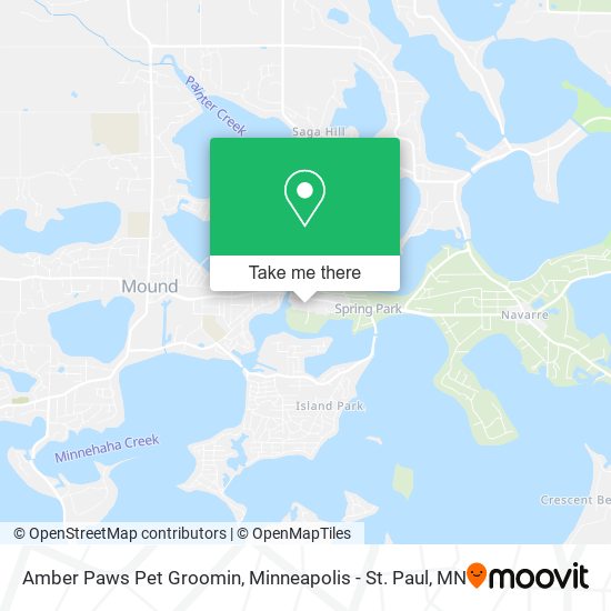 Mapa de Amber Paws Pet Groomin