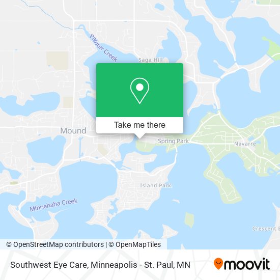 Southwest Eye Care map