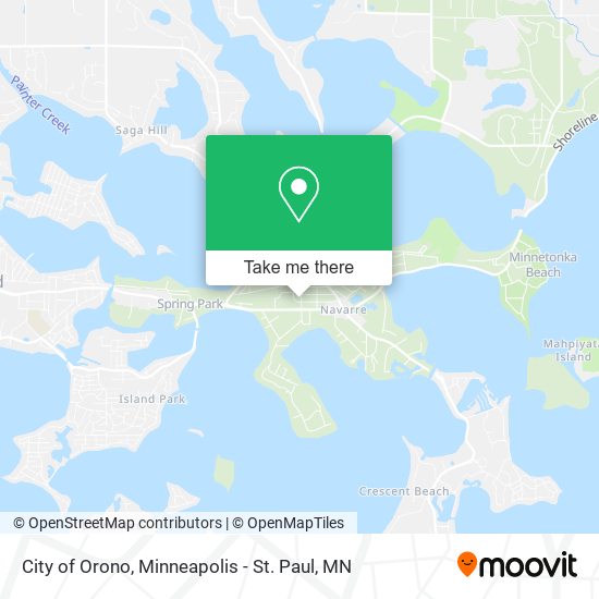 City of Orono map
