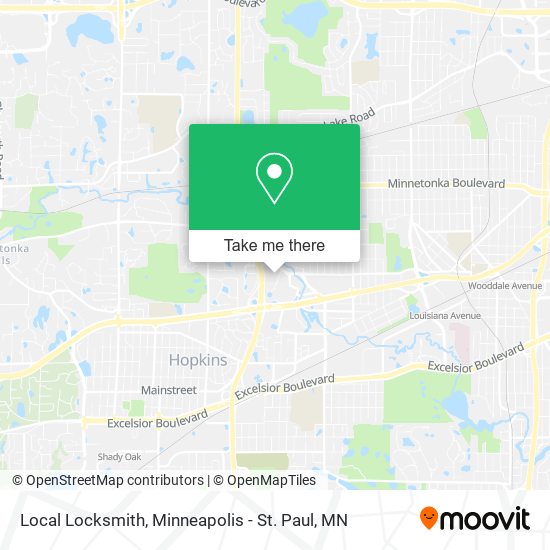 Local Locksmith map